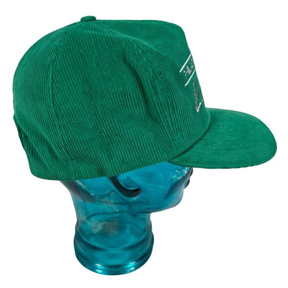 Vintage Annco Philadelphia Eagles Corduroy Script Snapback Hat Kelly Green New - Picture 5 of 9